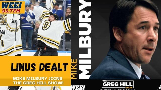 Linus Ullmark dealt to Ottawa! Bruins Legend Mike Milbury Discusses the Return! || Greg Hill Show