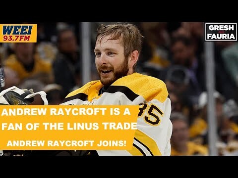 Former Bruins goaltender Andrew Raycroft is a big fan of the Linus Ullmark trade! || Gresh & Fauria