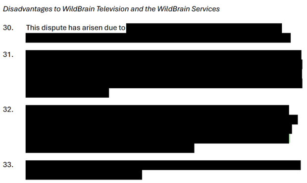 This dispute has arisen due to [FOUR REDACTED PARAGRAPHS]