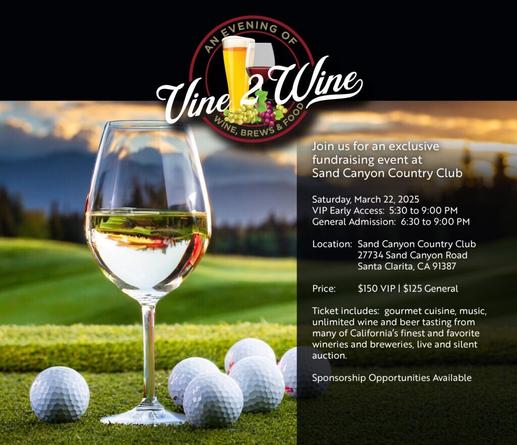 March 22: Circle of Hope’s Vine 2 Wine Sponsorships Available