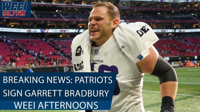 Instant Reaction: Patriots add offensive line help with Garrett Bradbury signing | WEEI Afternoons