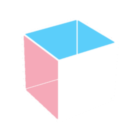 The GTK logo, using the transgender flag colors