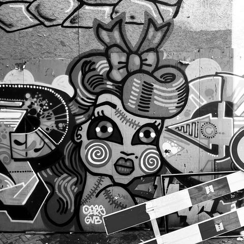 Oase-GVB artwork, Spinhuissteeg.