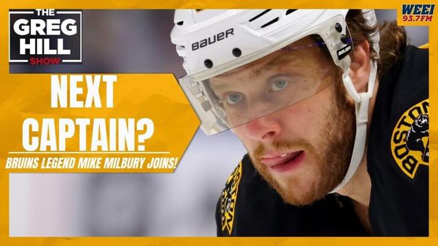 Will Pastrnak Wear the Next 'C' for Boston? Bruins Legend Mike Milbury Joins! ||The Greg Hill Show!