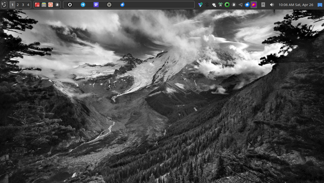 a screenshot of my laptop with lxqt on EndeavourOS Linux