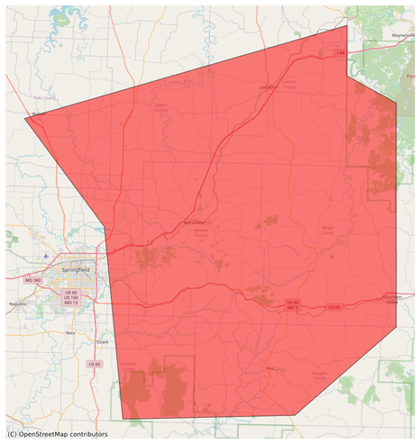 Severe Thunderstorm Warning -  - NWS Springfield MO
