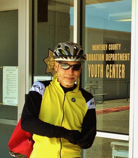 Frank Henderson stands at the door of the Monterey County Probation Department Youth Center in June 2012.