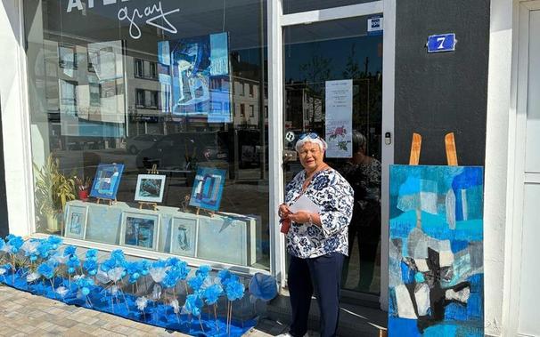 l’artiste Gray célèbre à sa façon la ville jardin au bord de l’océan