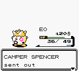 Screenshot of Pokémon Gold