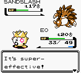 Screenshot of Pokémon Gold