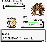 Screenshot of Pokémon Gold