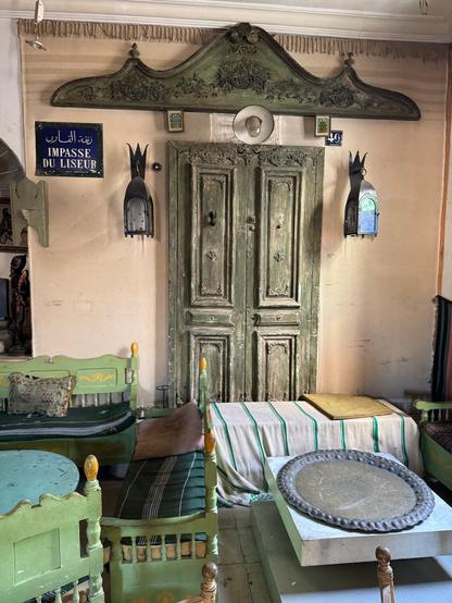 Vue interieur d'une Maison traditionnel en Tunisie