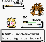 Screenshot of Pokémon Gold