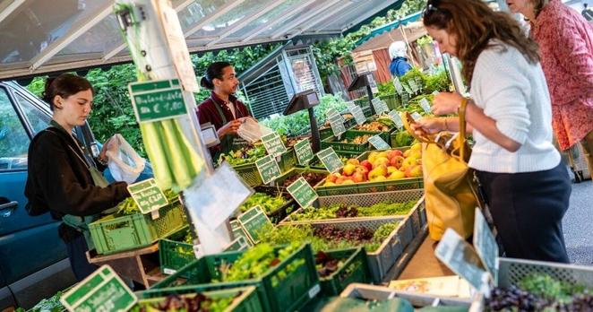 Regionale Produkte beim Rheinischen Bauernmarkt