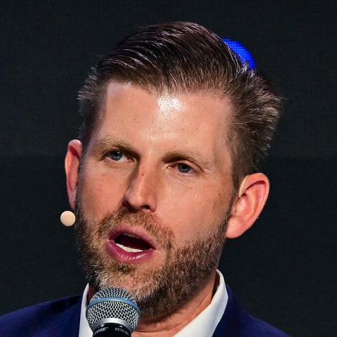 Eric Trump in Dubai on Thursday. He and another of the president’s older sons, Donald Trump Jr., spent the past two weeks traveling the world and announcing deals, many of which will financially benefit their father.