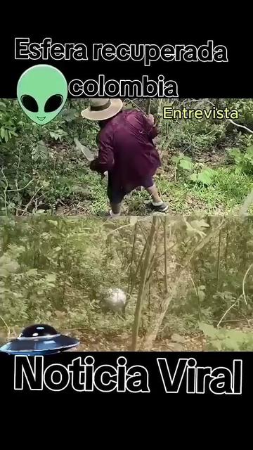 The person who recovered the sphere in Buga, Colombia was finally interviewed.