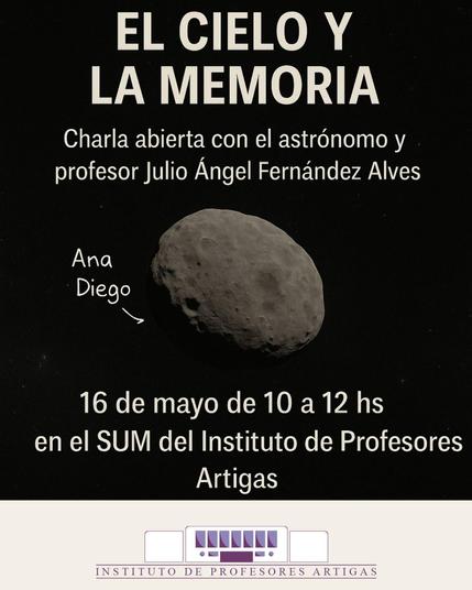 afiche de convocatoria a charla en el IPA