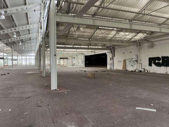 Eine verlassene Halle