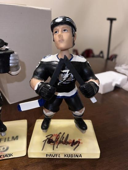 bobble heads up for grabs!