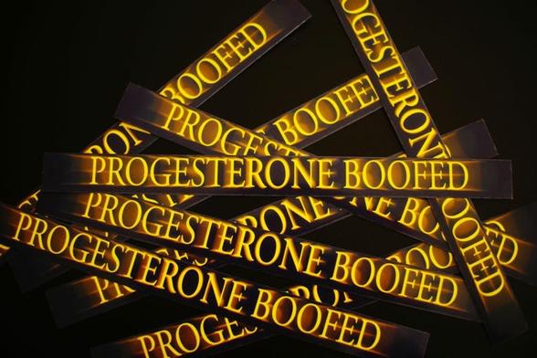 Progesterone Boofed dark souls font stickers laying on many stickers