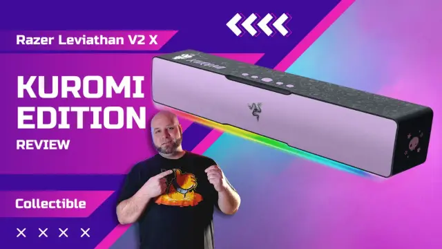 The Razer Kuromi Soundbar isn't just a visual delight with its striking Sanrio design; it delivers impressive audio performance that elevates any gaming setup.