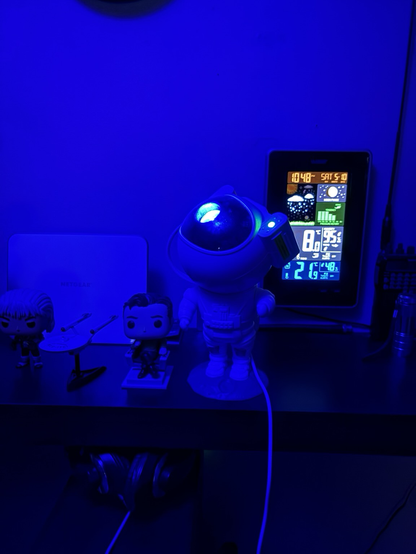 My space man laser projector.