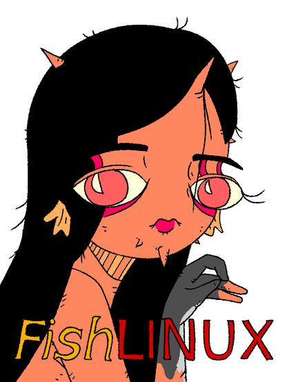 It's the fish princess with her hand painted to resemble a penguin.