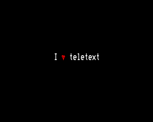 BBC Micro Bot graphics output - I <3 teletext