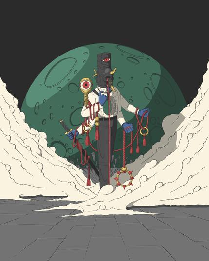 The Hollow Salaryman Illustration