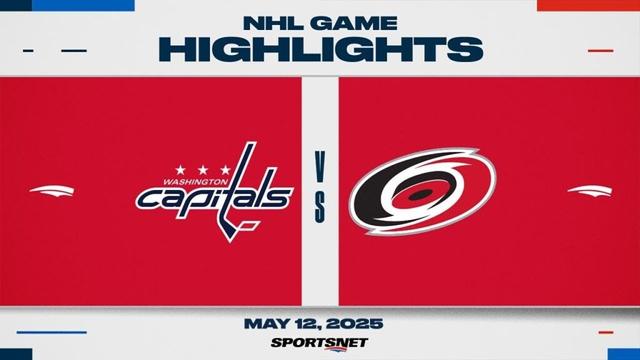 NHL Game 4 Highlights | Hurricanes vs. Capitals - May 12, 2025