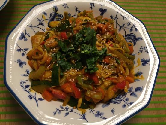 Vegetarian wok