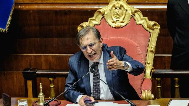 Una fotografia di Ignazio La Russa.