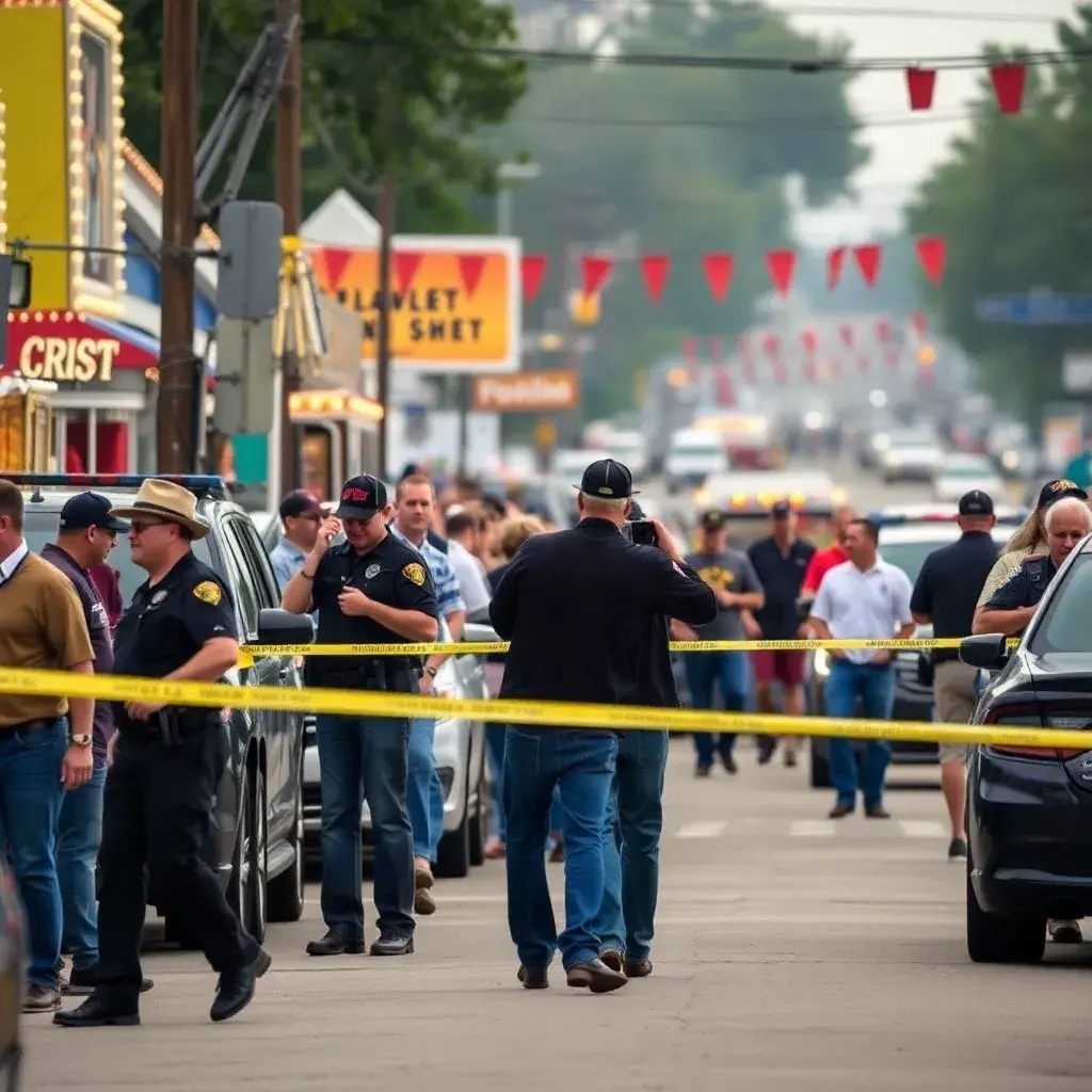 Shooting near Ohio festival; police hunt suspect