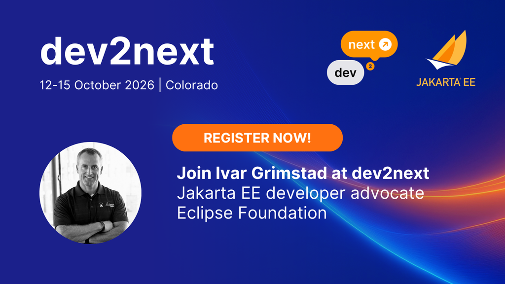 Jakarta EE to be featured in AI agent orchestration talk at dev2next