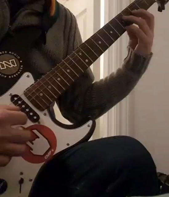 Can you guess the song? 😁 # guitar # coversong # gaming # loops # fyp # music