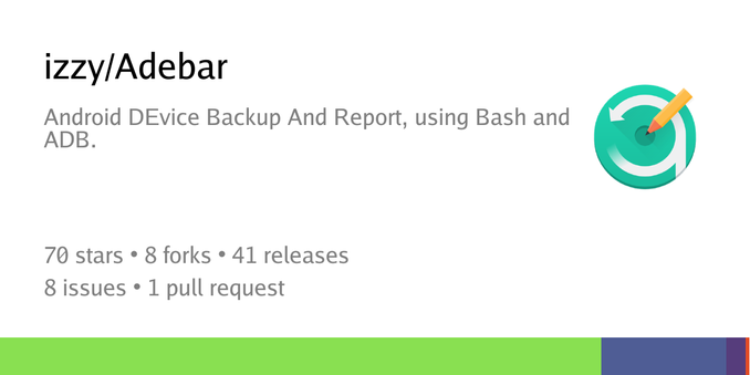 Summary card of repository izzy/Adebar Summary card of repository izzy/Adebar
