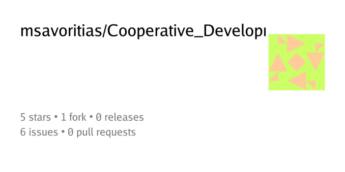 Summary card of repository msavoritias/Cooperative_Development_Guidelines