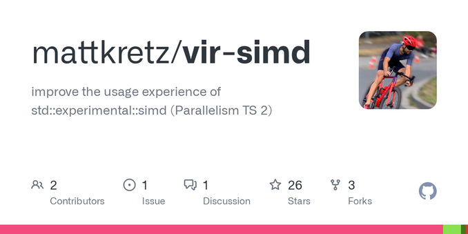 improve the usage experience of std::experimental::simd (Parallelism TS 2) - mattkretz/vir-simd