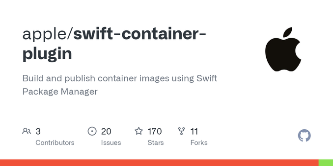 Build and publish container images using Swift Package Manager - apple/swift-container-plugin