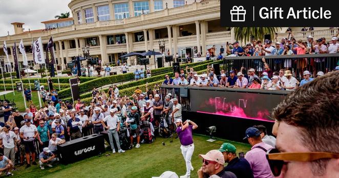 LIV Golf, the Saudi-backed league, has sponsored a tournament at the Trump family’s Miami golf resort four times.