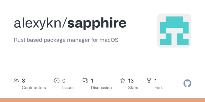 Rust based package manager for macOS. Contribute to alexykn/sapphire development by creating an account on GitHub.