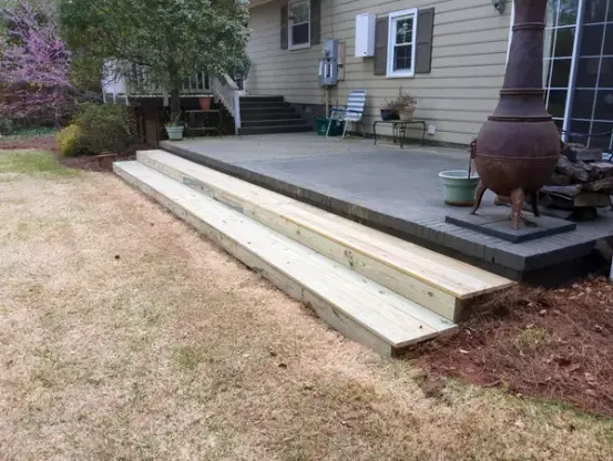 Deck Stair Replacement in Clemson
