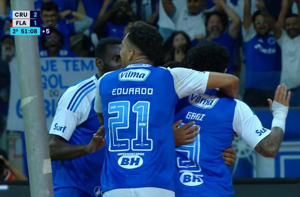 Cruzeiro Defeats Flamengo 2-1 with Gabigol Scoring Winning Goal in Stoppage Time