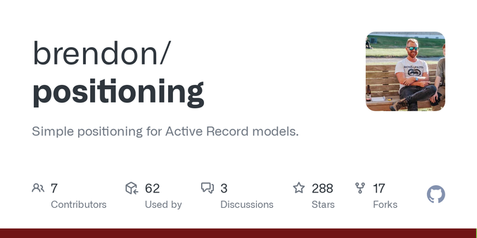 Simple positioning for Active Record models. Contribute to brendon/positioning development by creating an account on GitHub.