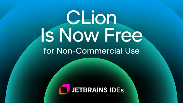 CLion Is Now Free for Non-Commercial Use