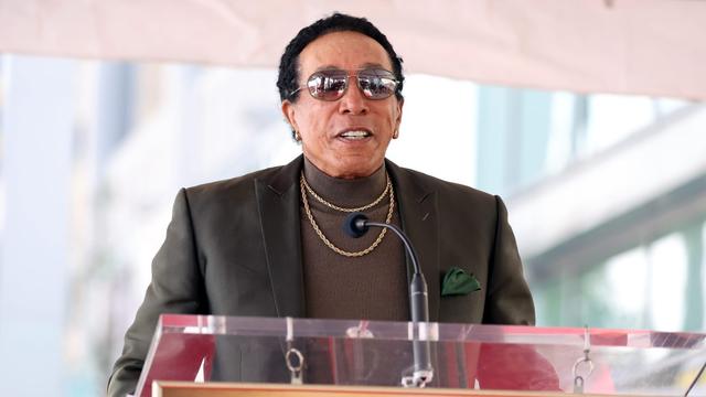 Smokey Robinson speaks onstage during the Hollywood Walk of Fame Star Ceremony for Martha Reeves