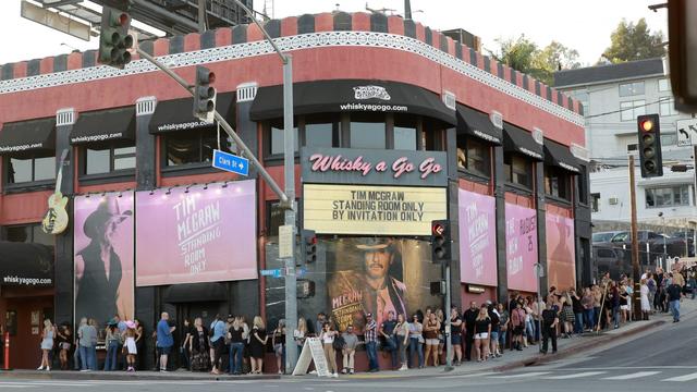 Sunset Strip's Whisky A Go Go presents Tim Mcgraw