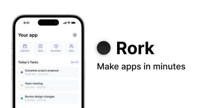 Rork - Idea to mobile app in minutes