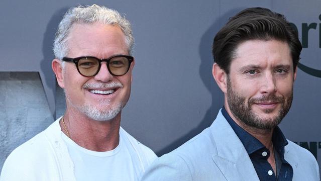 Eric Dane, Jensen Ackles at Prime Video's "Countdown" Los Angeles premiere held at the Harmony Gold Theater on June 18, 2025 in Los Angeles, California. (Photo by Gilbert Flores/Variety via Getty Images)