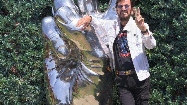 Ringo Starr at his 80th birthday celebration in Beverly Hills